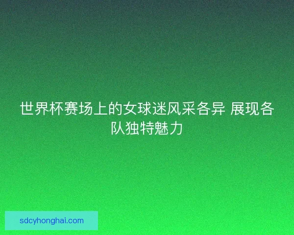 世界杯赛场上的女球迷风采各异 展现各队独特魅力